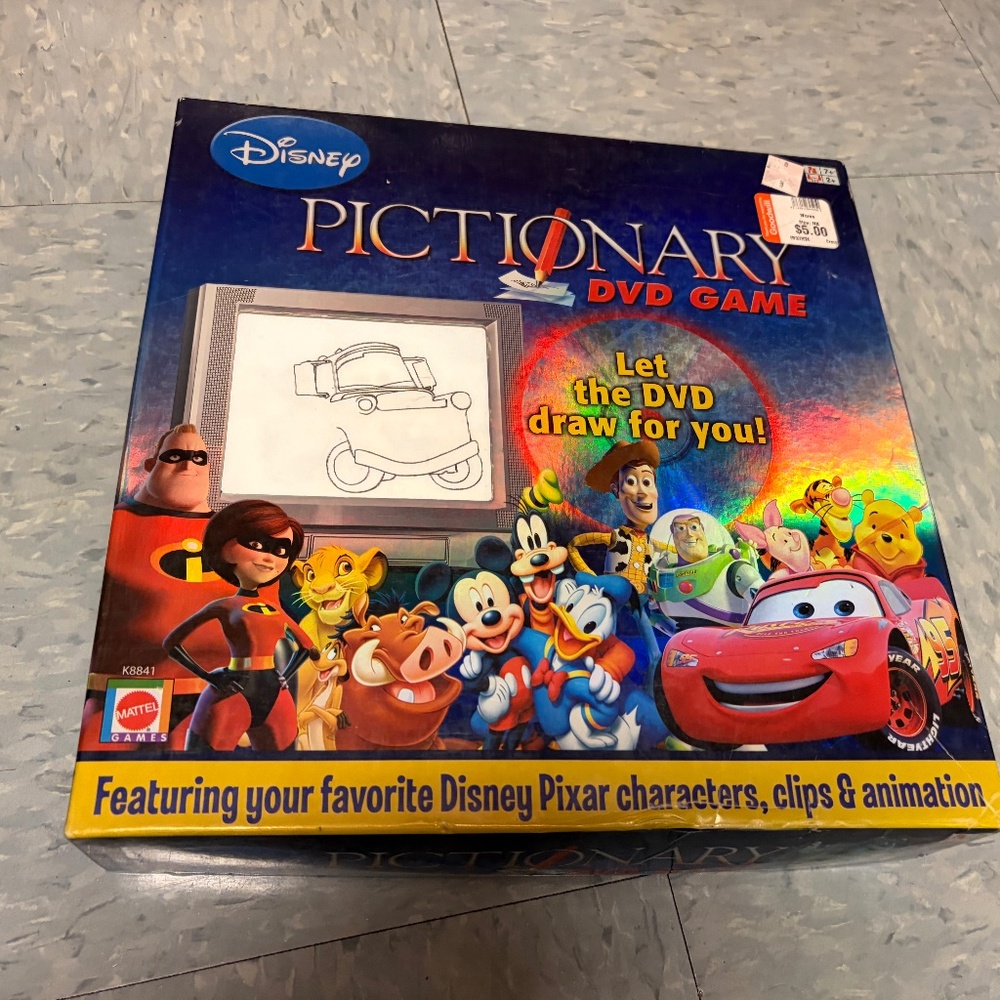 Disney Pictionary DVD Game